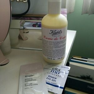 Kiehl's Creme de Corps and two samples